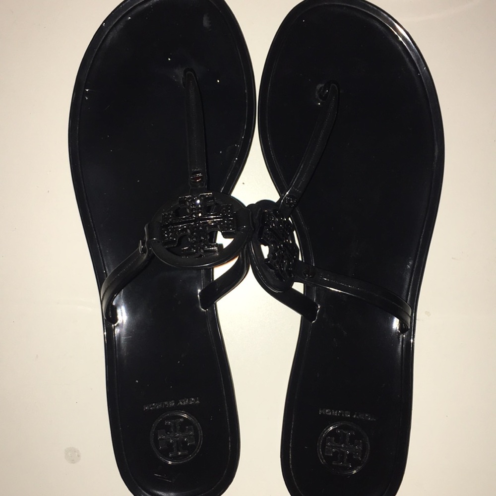 Tory Burch Black Thong Sandals